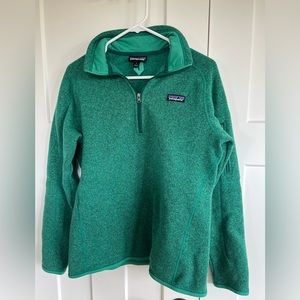Green Women’s Better Sweater 1/4 Zip